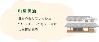 町屋民泊 身も心もリフレッシュ“リトリート”をテーマにした民泊施設